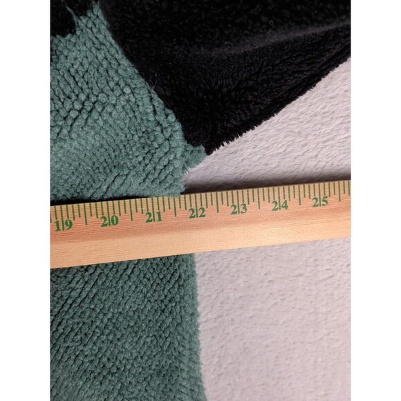 Black Diamond Fleece Button Coat Jacket Women's Medium Green Black USA Outdoor - Picture 6 of 10